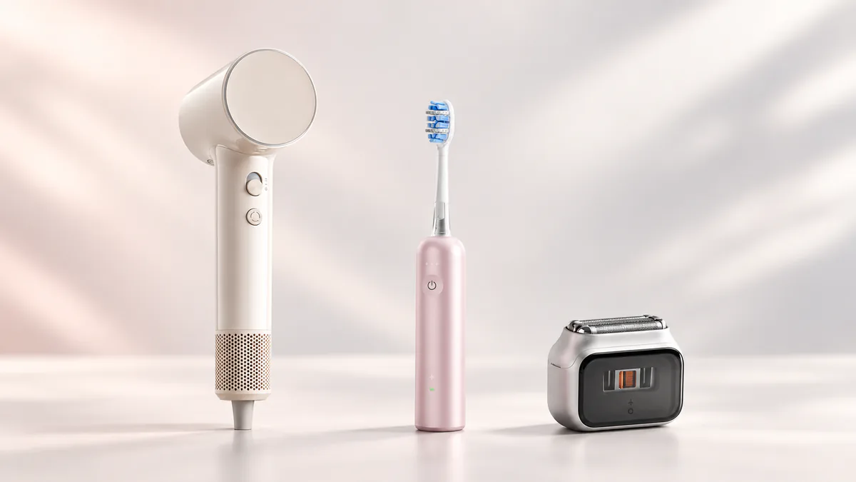 Laifen hair dryer, toothbrush and shaver